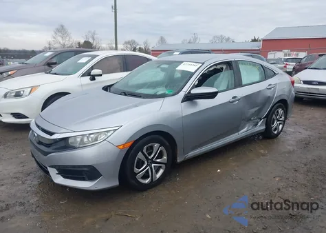 2016 Honda Civic Lx from USA, damaged, VIN 19XFC2F52GE206325